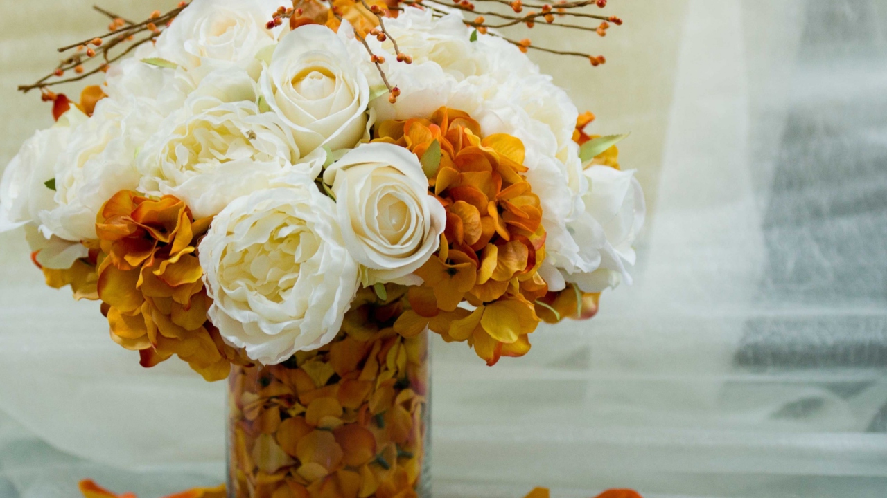 Das Autumn Bouquet Wallpaper 1280x720