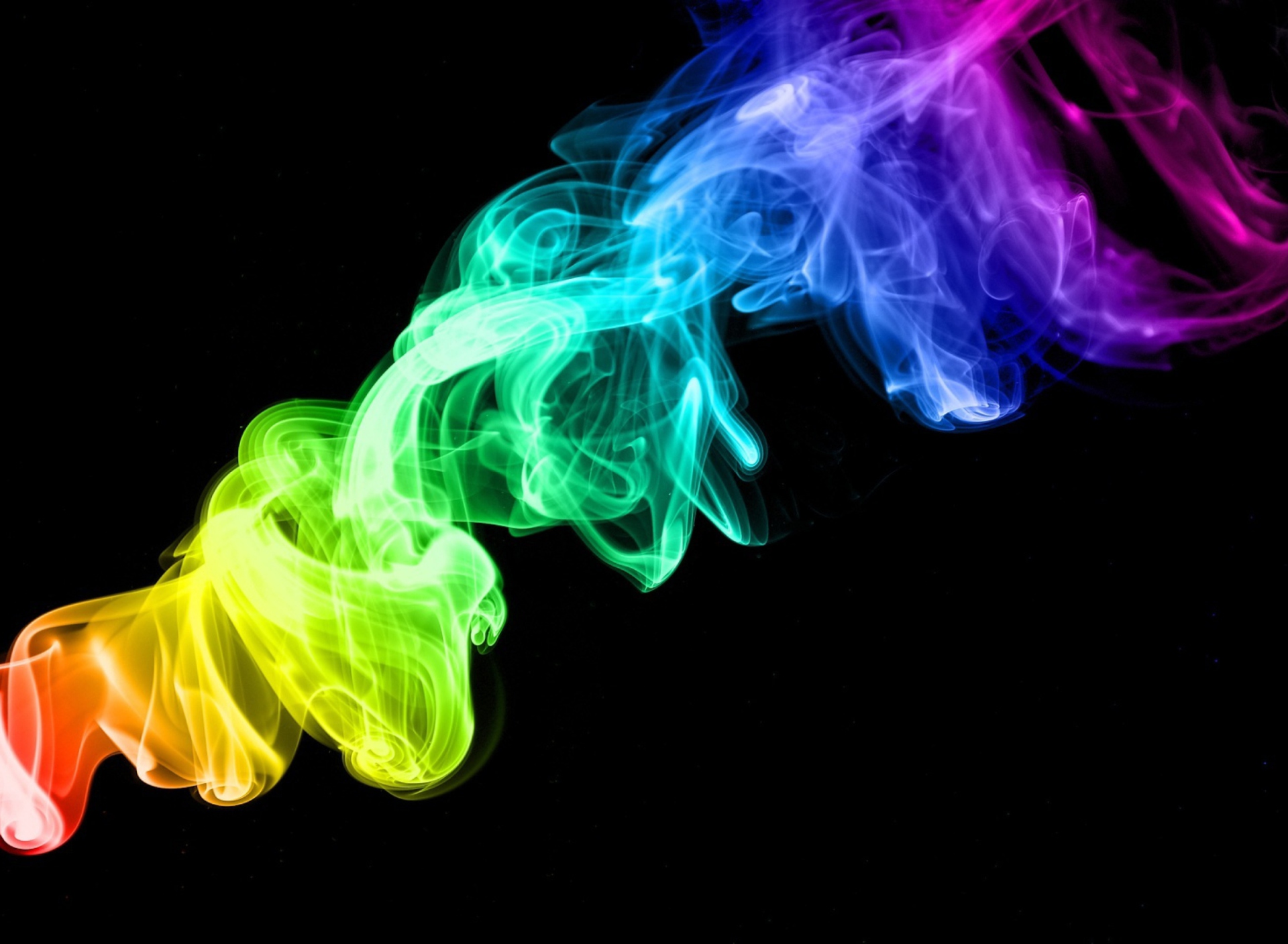 Fondo de pantalla Colorful Smoke 1920x1408