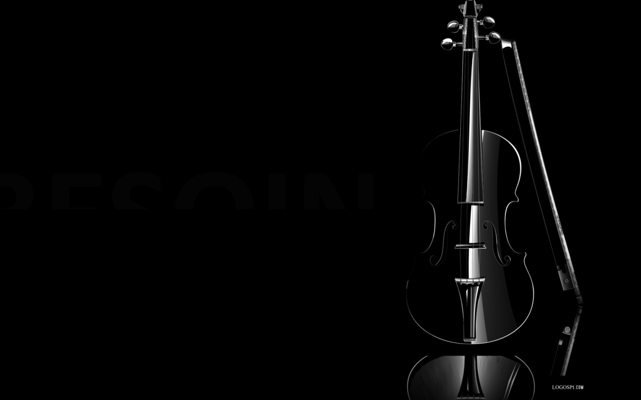 Das Black Violin Wallpaper 1280x800