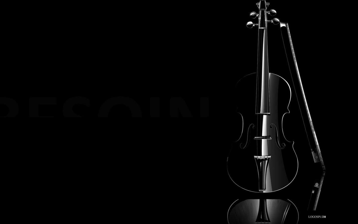 Das Black Violin Wallpaper 1440x900