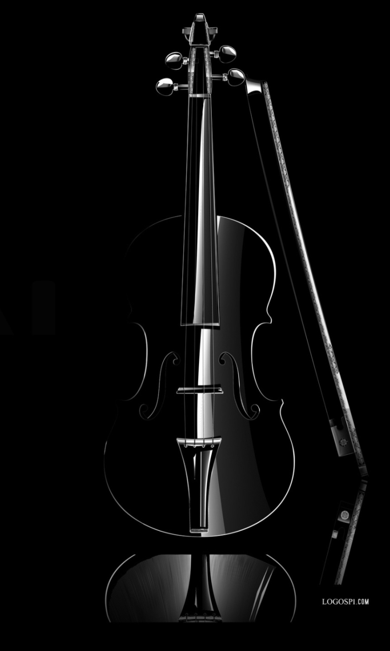 Das Black Violin Wallpaper 768x1280