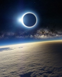 Sfondi Eclipse From Space 128x160