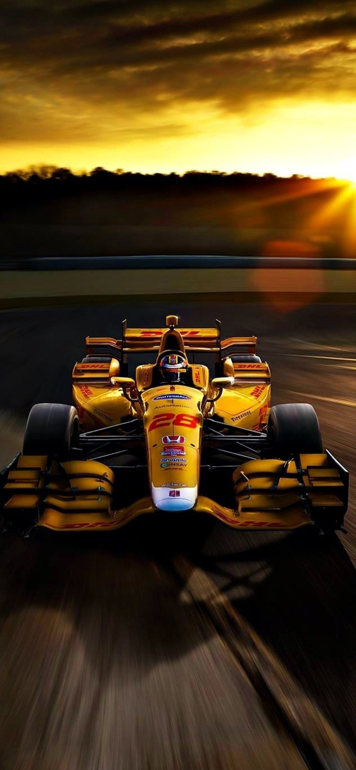 Fondo de pantalla Honda Formula 1 Race Car 1170x2532