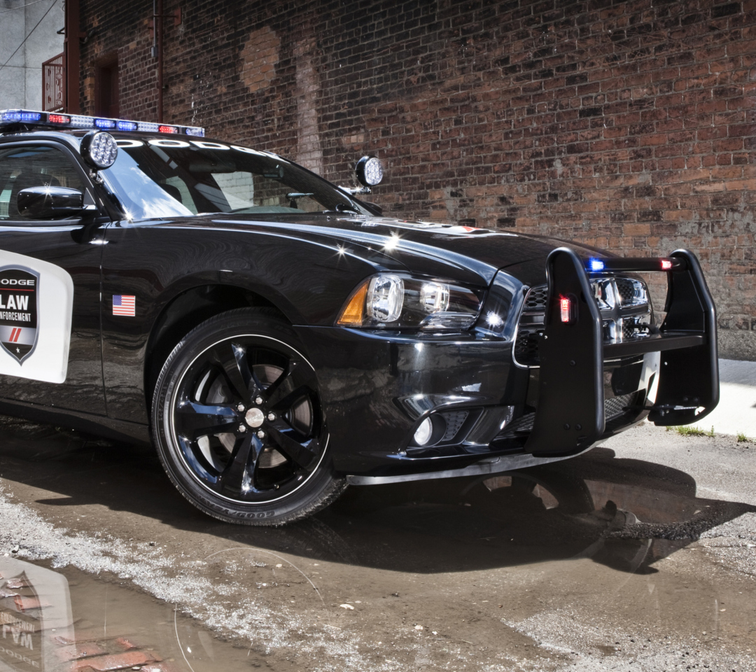 Обои Dodge Charger - Police Car 1080x960