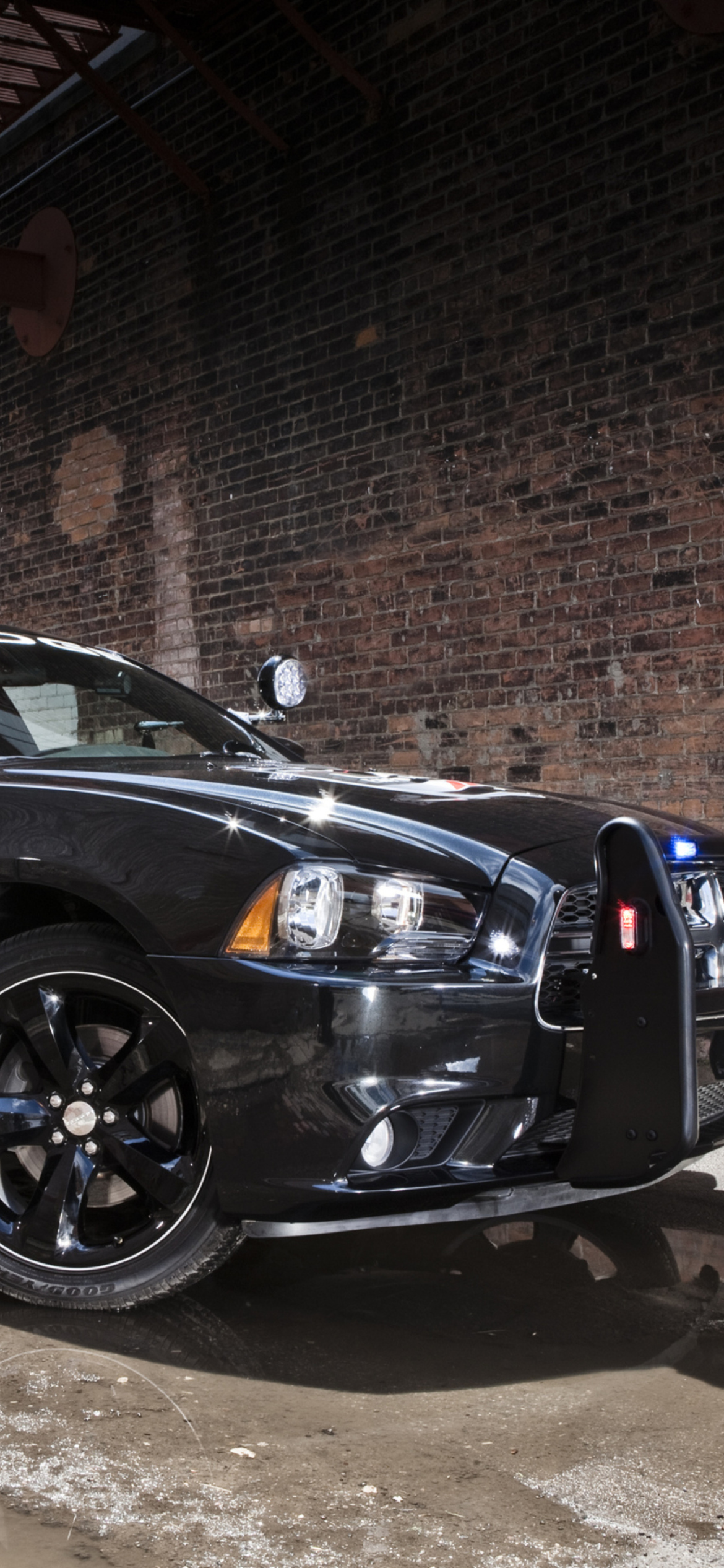 Dodge Charger - Police Car wallpaper 1170x2532