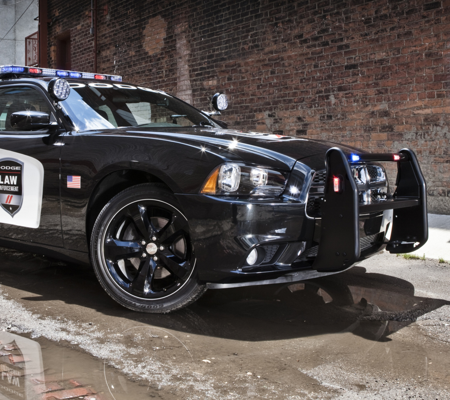 Fondo de pantalla Dodge Charger - Police Car 1440x1280
