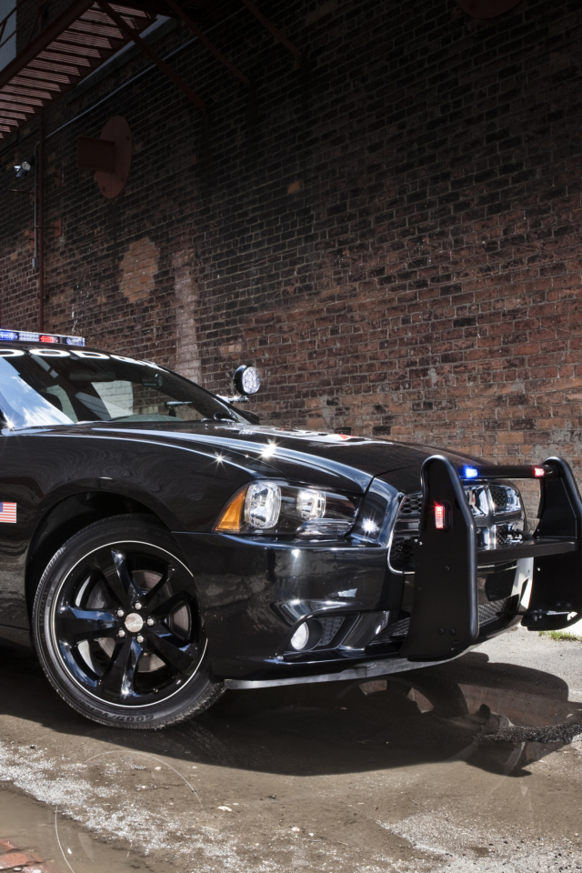 Fondo de pantalla Dodge Charger - Police Car 640x960
