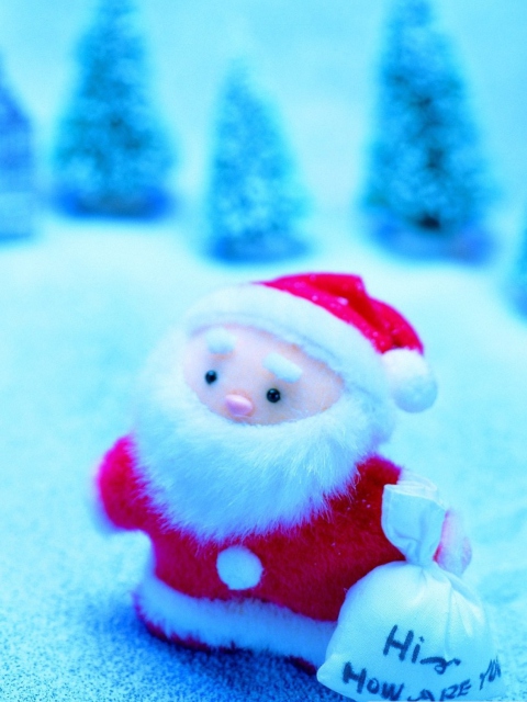 Sfondi Cute Santa Claus 480x640