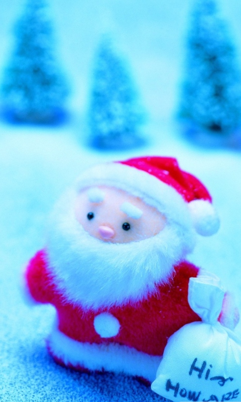 Sfondi Cute Santa Claus 480x800