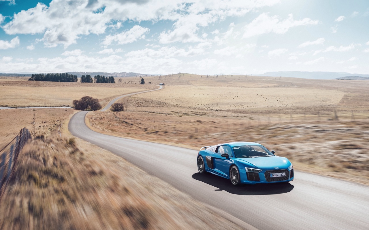 Audi R8 V10 Plus wallpaper 1280x800