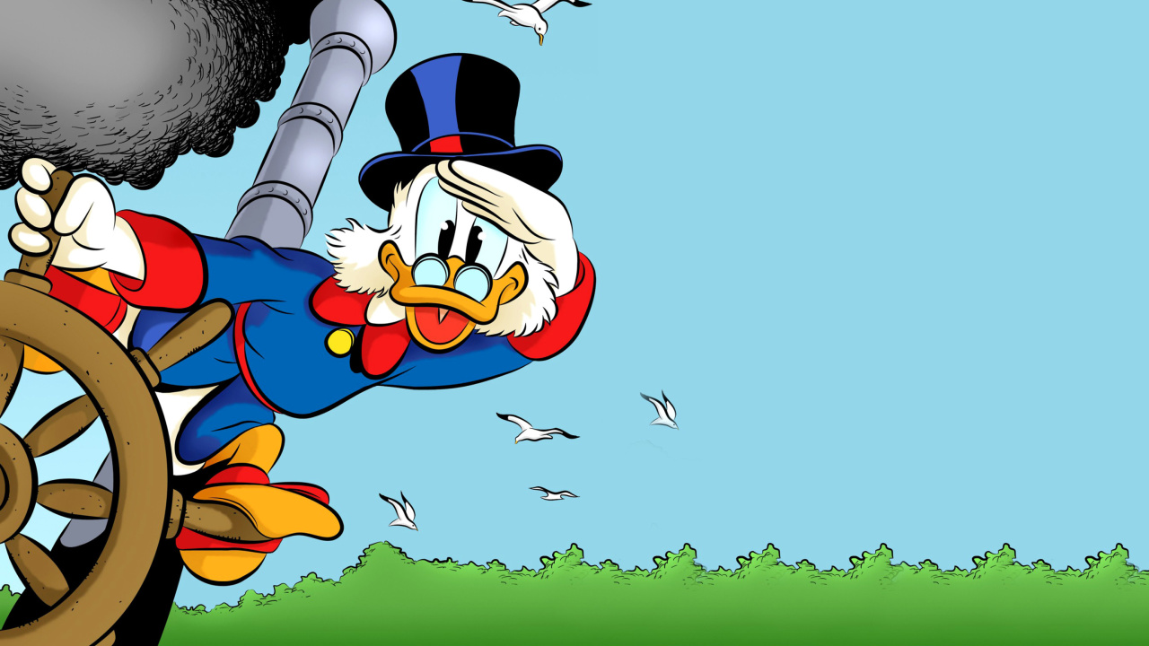 Fondo de pantalla DuckTales, richest duck Scrooge McDuck 1280x720