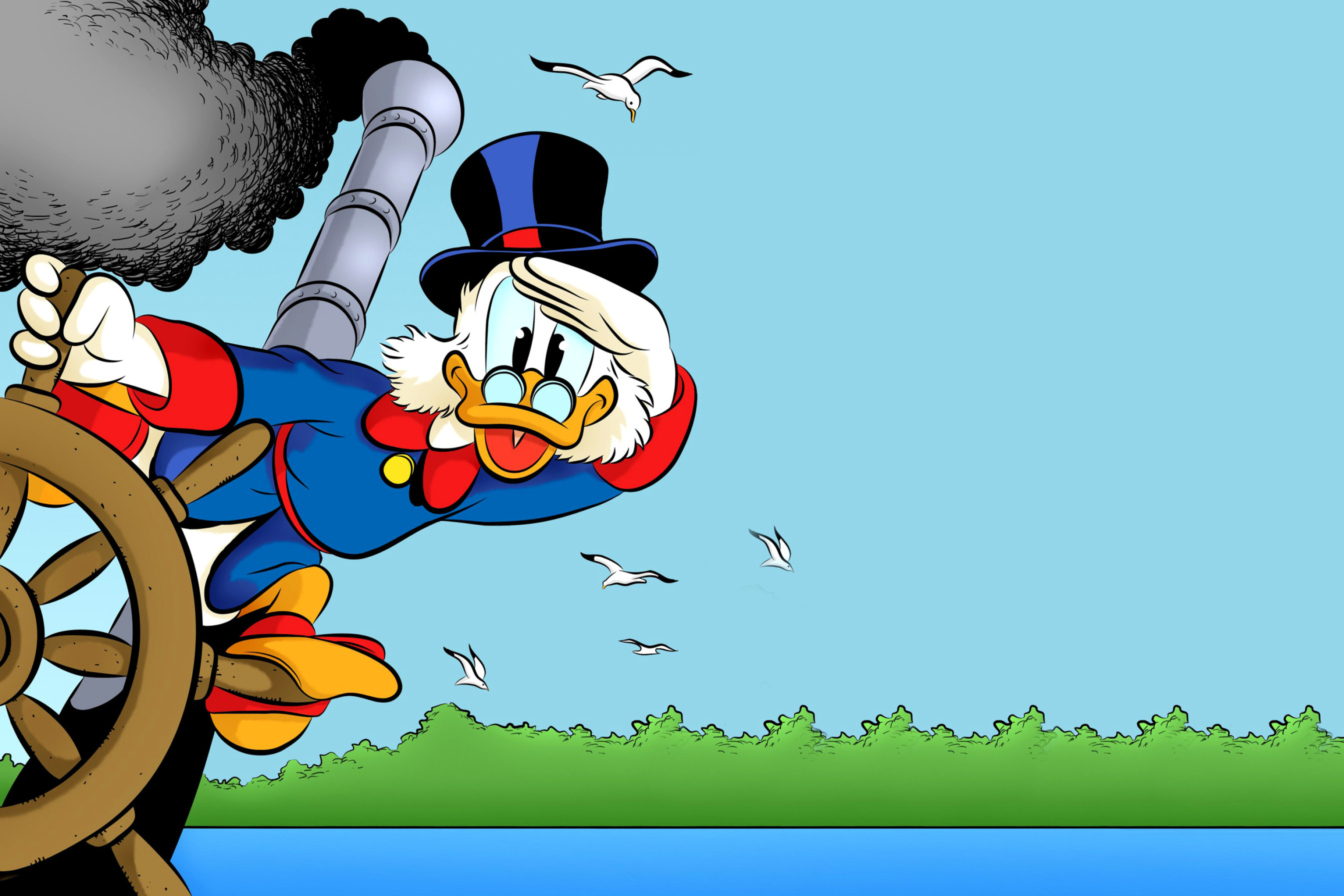 DuckTales, richest duck Scrooge McDuck wallpaper 2880x1920