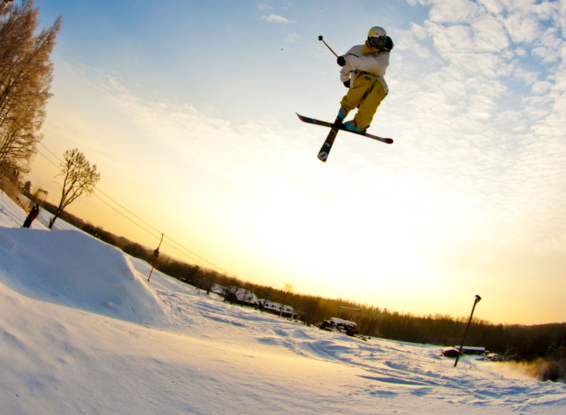 Обои Skiing 1920x1408