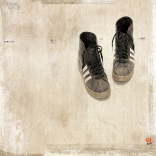 Kostenloses Grungy Sneakers Wallpaper für 1024x1024