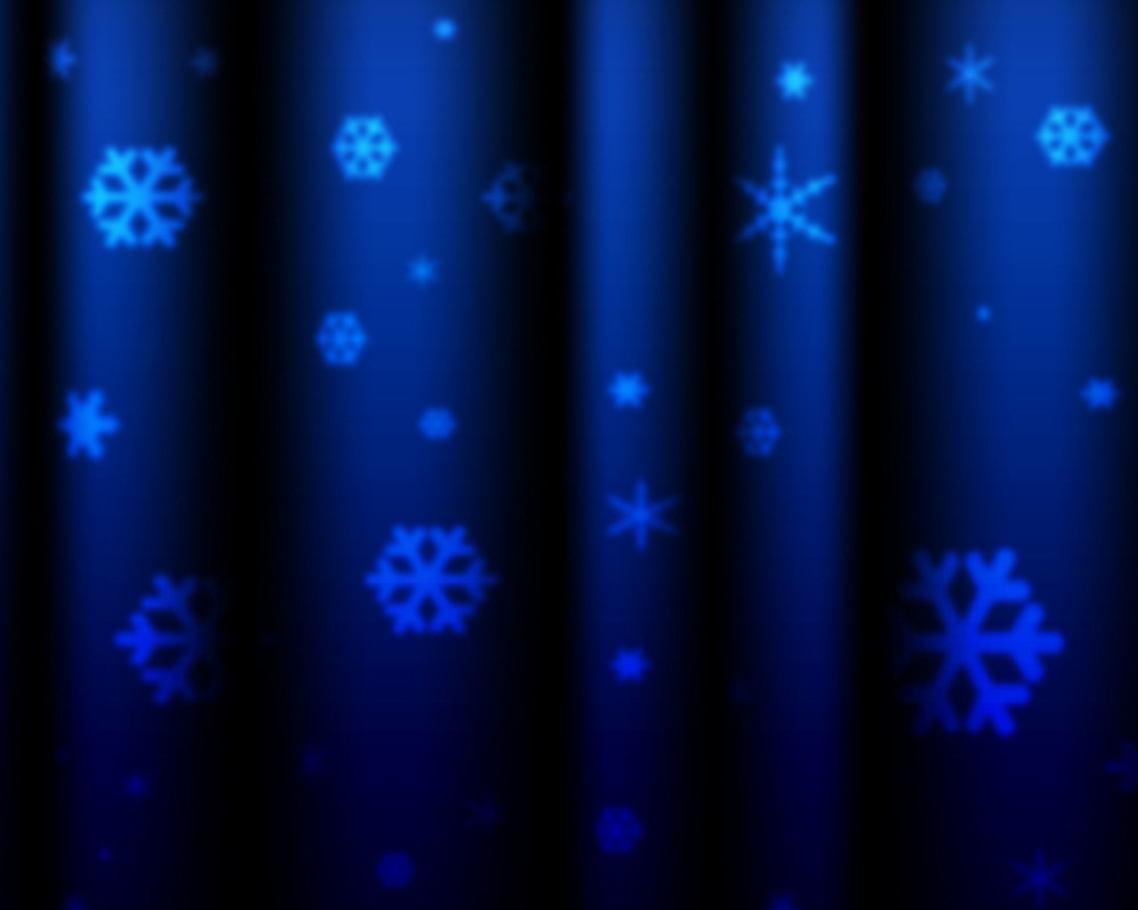 Sfondi Blue Snowflakes 1280x1024