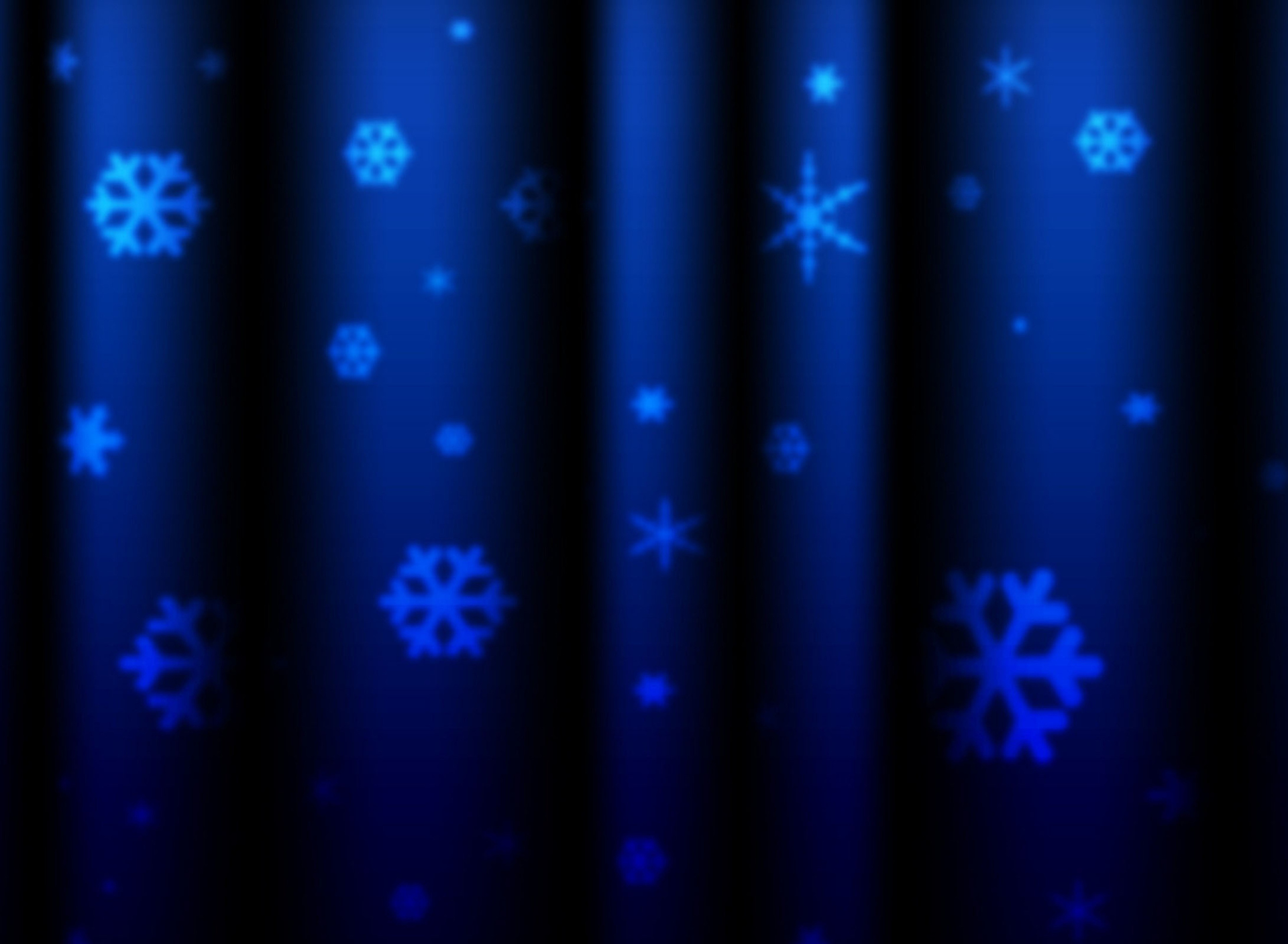 Das Blue Snowflakes Wallpaper 1920x1408