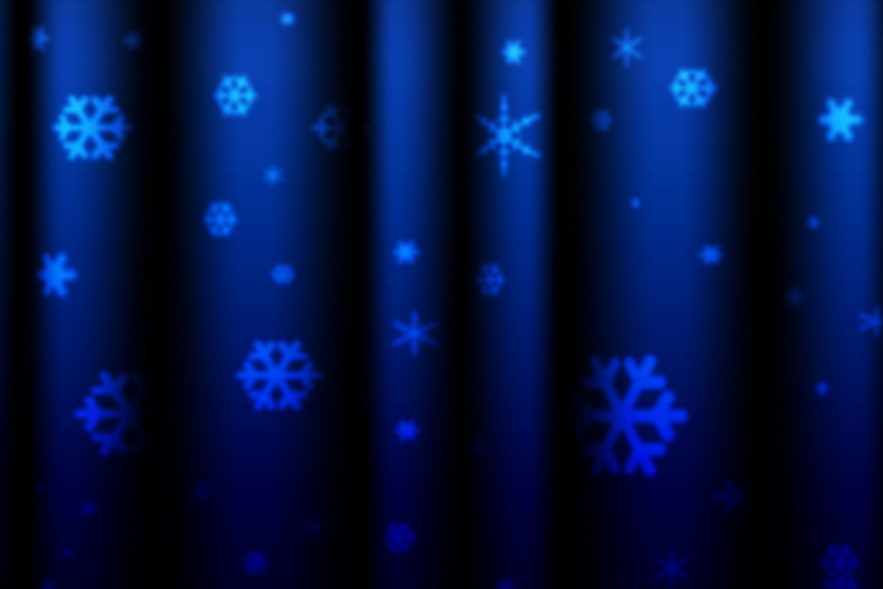 Screenshot №1 pro téma Blue Snowflakes 2880x1920