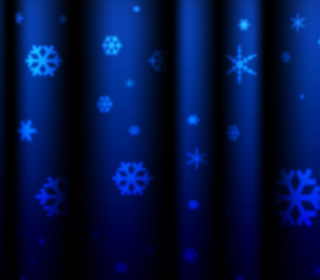 Kostenloses Blue Snowflakes Wallpaper für Nokia 6230i