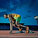 Fondo de pantalla Usain Bolt Athletics 128x128