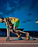 Usain Bolt Athletics screenshot #1 128x160