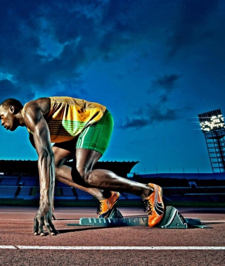 Usain Bolt Athletics - Obrázkek zdarma pro 640x1136