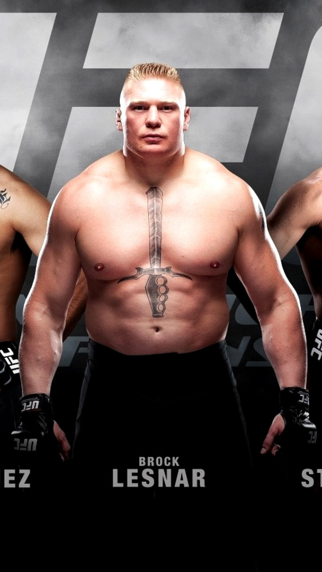 Fondo de pantalla MMA mix Fighting, UFC 640x1136