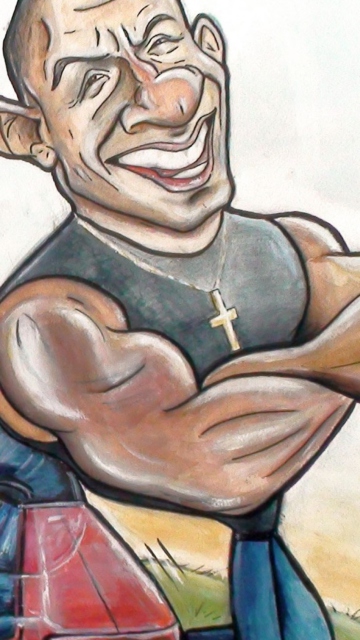 Das Vin Diesel Drawing - Fast And Furious Wallpaper 360x640