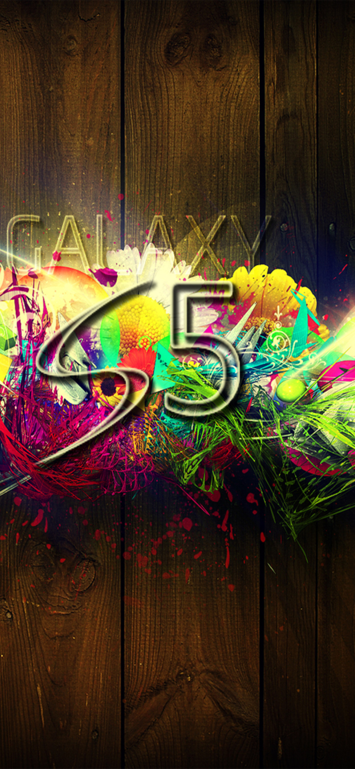 Fondo de pantalla Galaxy S5 Graffiti 1170x2532