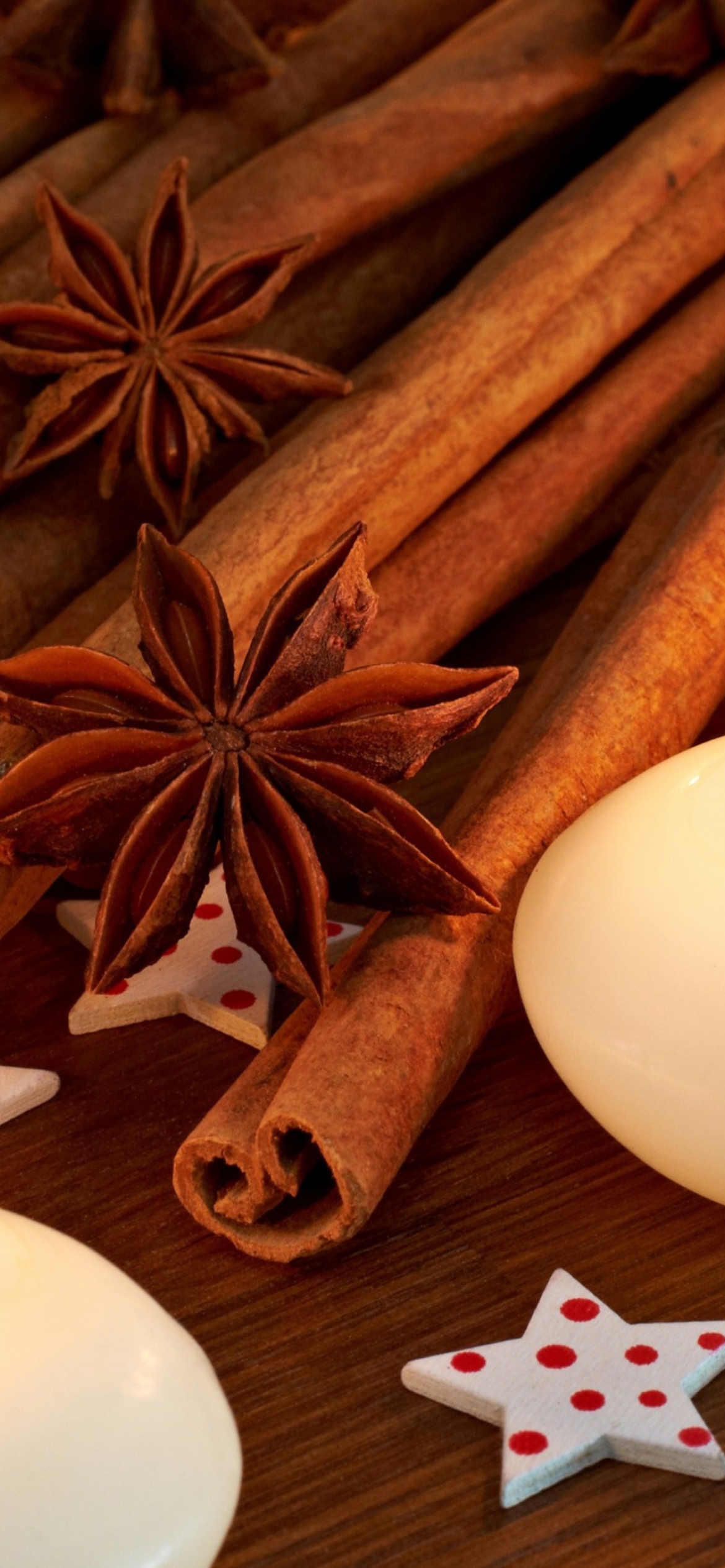 Star Anise And Cinnamon wallpaper 1170x2532