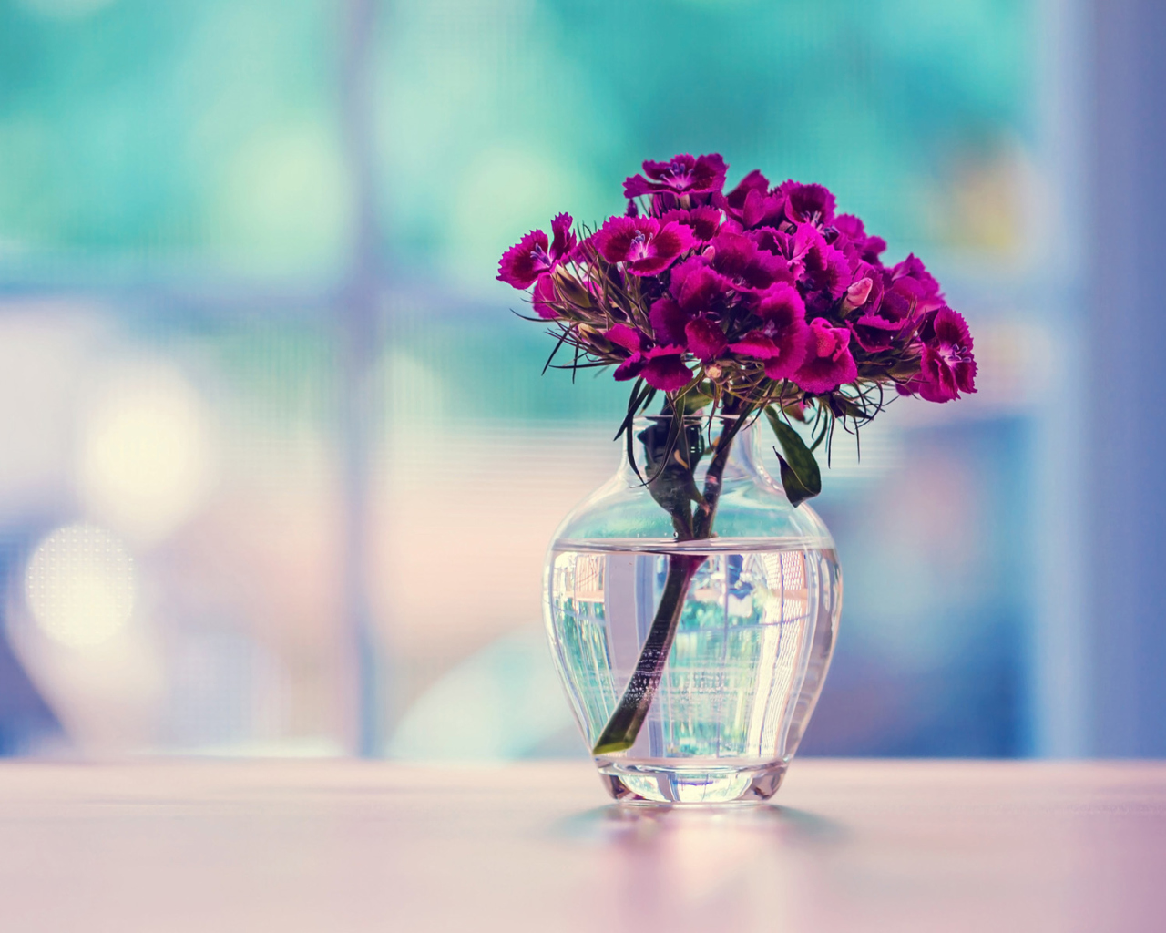 Обои Flowers In Vase 1280x1024