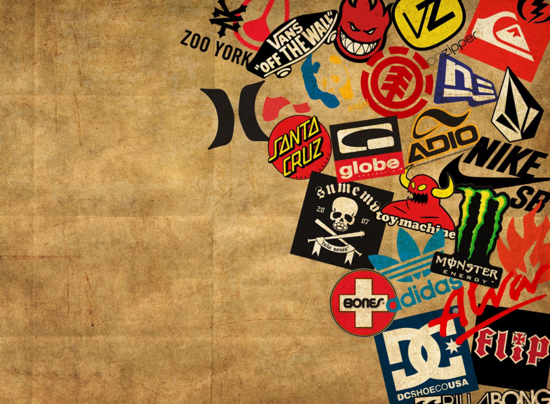 Screenshot №1 pro téma Skateboard Logos 1920x1408