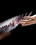 Sfondi Playing cards trick 128x160