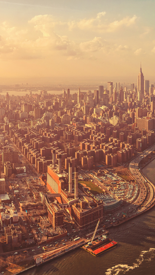 Fondo de pantalla Manhattan, New York City 640x1136
