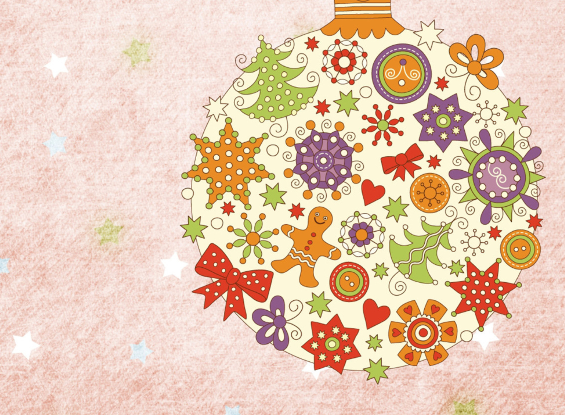 Das Christmas Ball Wallpaper 1920x1408