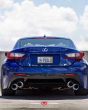 Das Lexus RC F Vossen Wheels Wallpaper 176x220