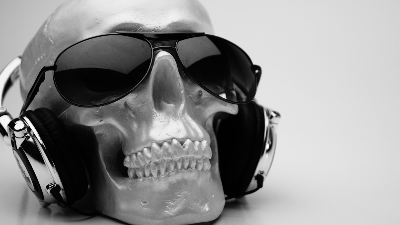 Fondo de pantalla Fancy Skull 1280x720