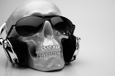 Sfondi Fancy Skull 480x320