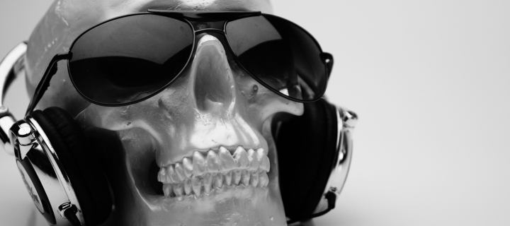 Fancy Skull wallpaper 720x320