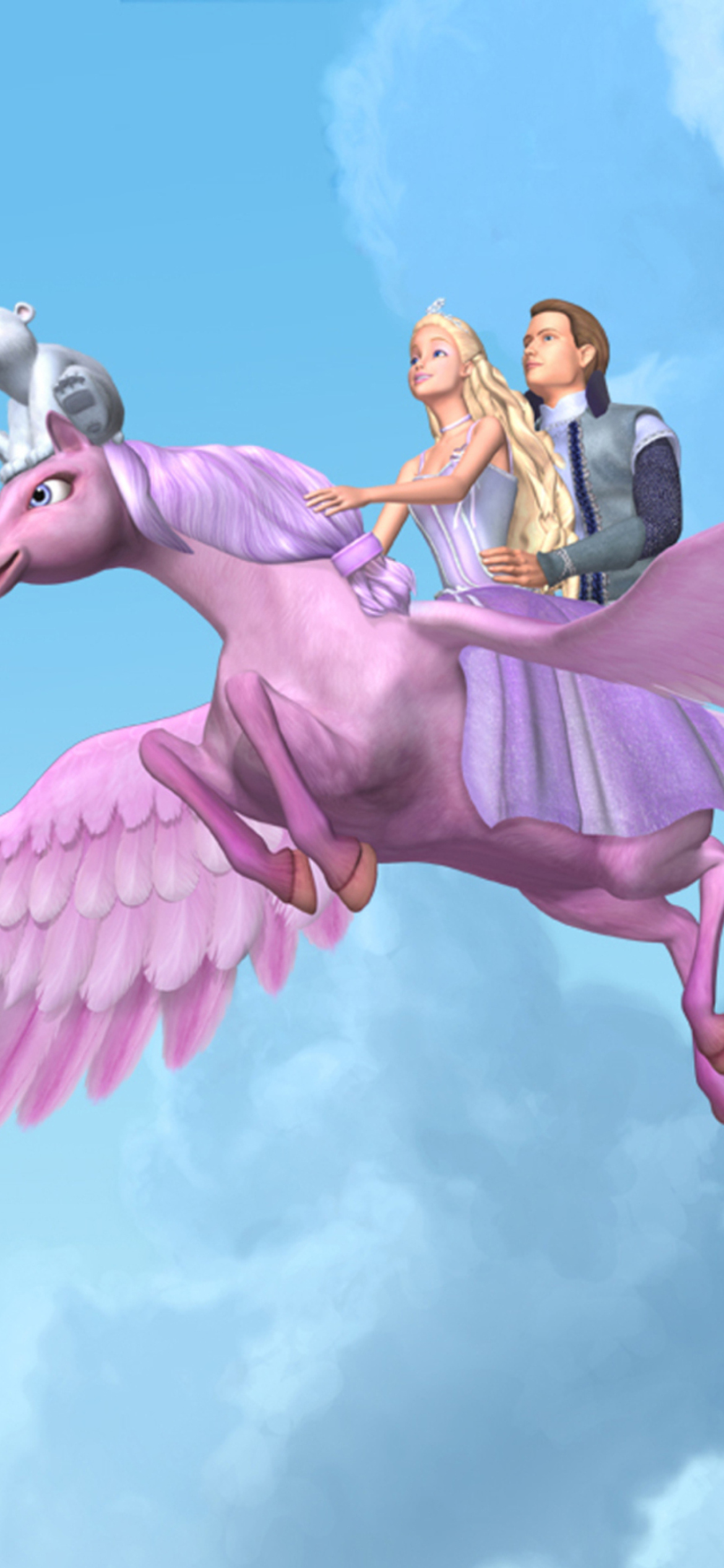 Barbie And The Magic Of Pegasus wallpaper 1170x2532