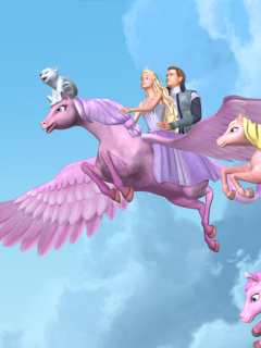 Обои Barbie And The Magic Of Pegasus 240x320