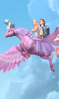 Fondo de pantalla Barbie And The Magic Of Pegasus 240x400