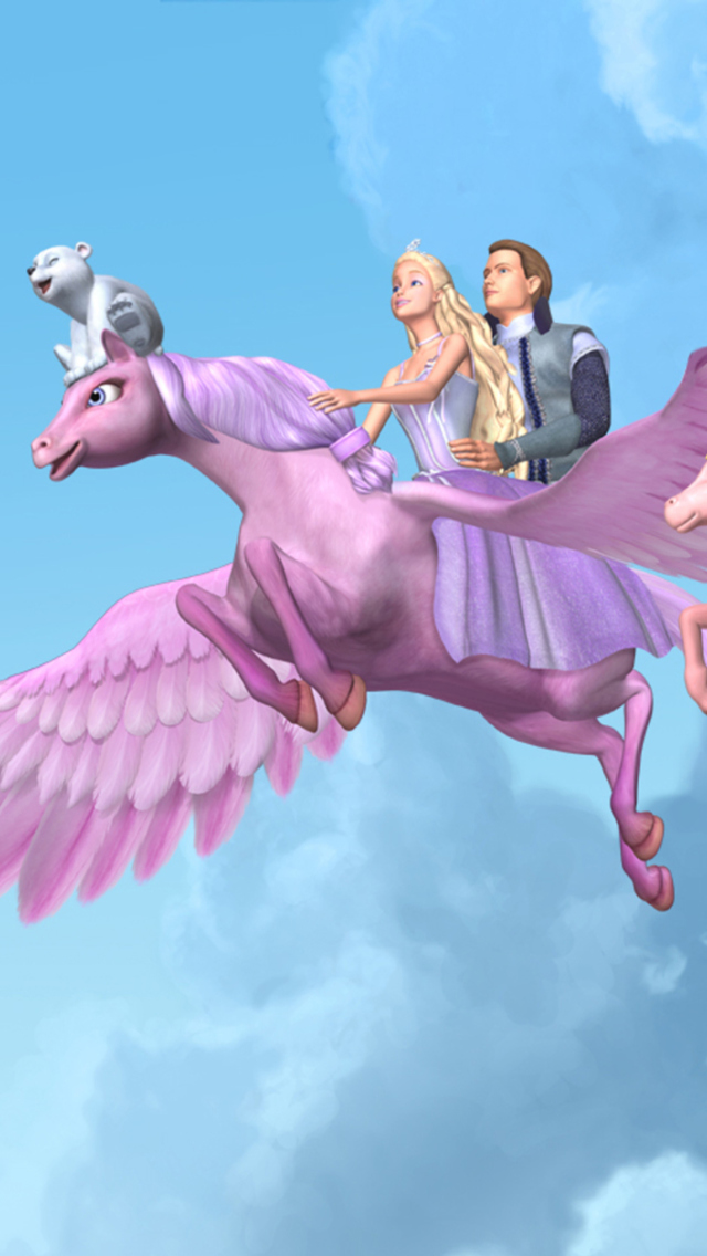 Barbie And The Magic Of Pegasus wallpaper 640x1136