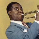 Fondo de pantalla Louis Armstrong, Jazz History 128x128