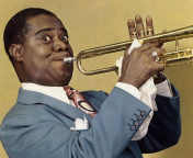 Das Louis Armstrong, Jazz History Wallpaper 176x144