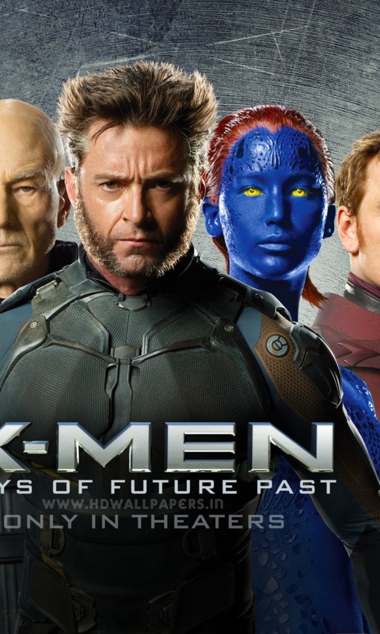 Обои X-Men Days Of Future Past 2014 768x1280