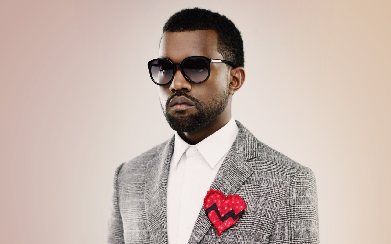 Das Kanye West Broken Heart Wallpaper 1280x800