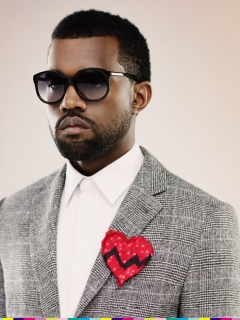 Das Kanye West Broken Heart Wallpaper 240x320