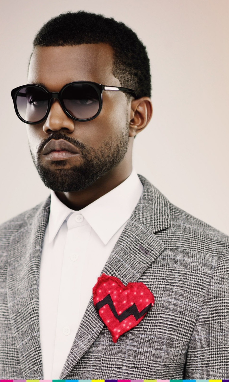 Kanye West Broken Heart wallpaper 768x1280