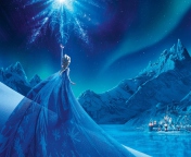 Fondo de pantalla Frozen Elsa Snow Queen Palace 176x144