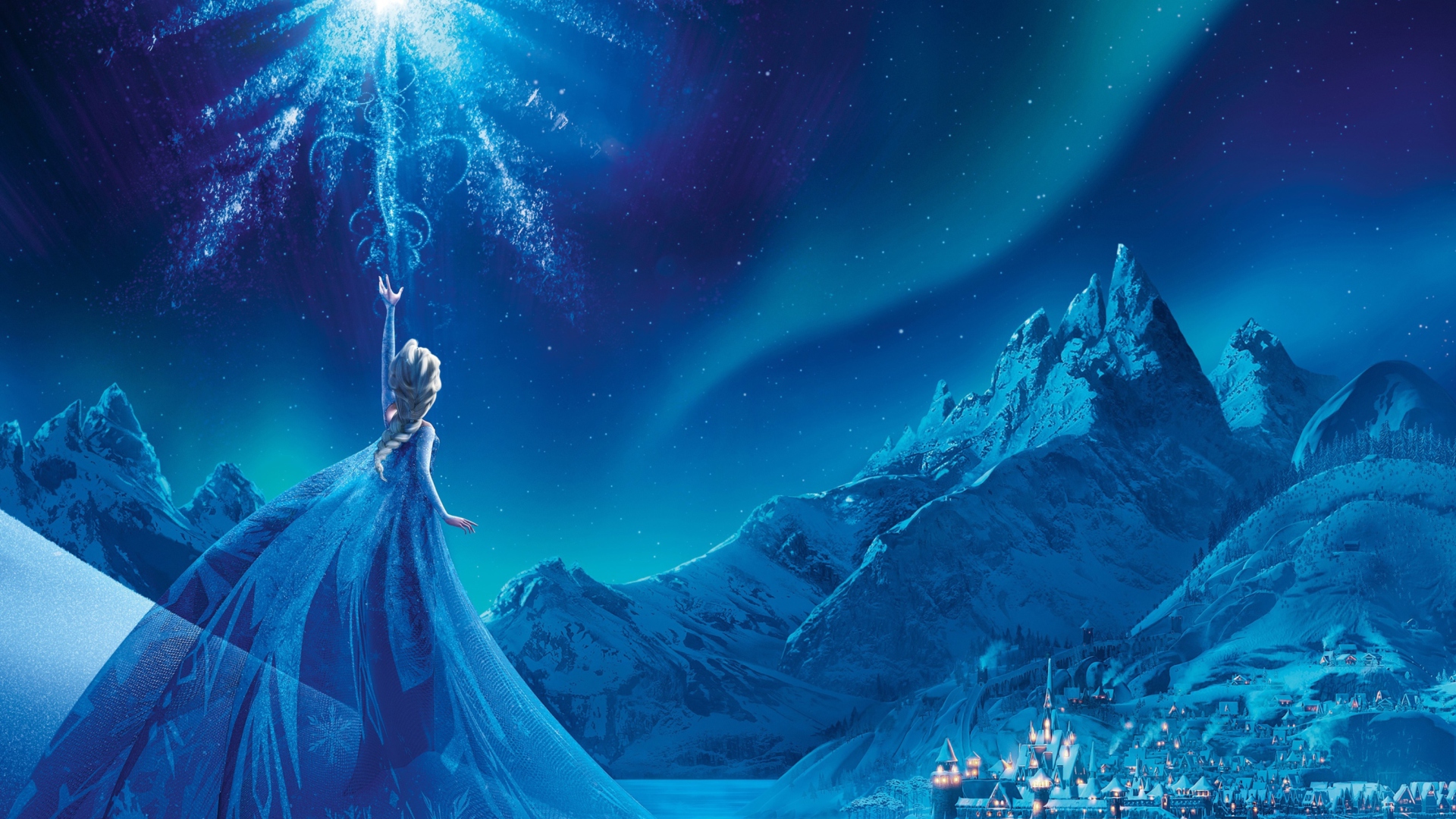 Frozen Elsa Snow Queen Palace wallpaper 1920x1080
